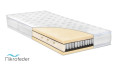 Mikrofederkern Matratze Ergo Soft 80x220 mit 750 Mikro-Federn pro m² und gemütlichem Schaumpolster